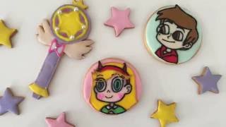 Star vs the Forces of Evil inspired icing cookies 〜Marco Diaz〜 [upl. by Zeiler]