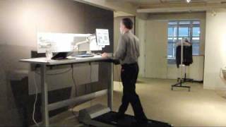 Steelcase WalkStation Demo [upl. by Leinahtam467]