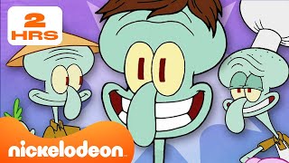 SpongeBob  2 uur lang de BESTE momenten van Octo  Nickelodeon Nederlands [upl. by Hollington287]