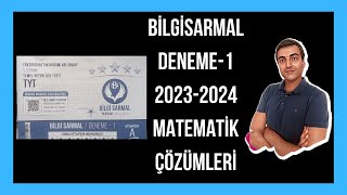 BİLGİSARMAL 2024 MATEMATİK ÇÖZÜMLERİ YILDIZLAR YARIŞIYORTYT DENEME BİLGİSARMAL DENEME ÇÖZÜMÜ [upl. by Marguerita470]