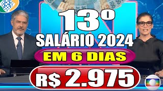 INSS Libera 1ª Parcela do 13º Salário para Aposentados  Calendário 2024 com Datas e Valores [upl. by Benyamin]