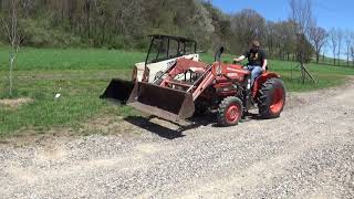 1996 KUBOTA L2350 4X4 TRACTOR WITH LOADER [upl. by Iclehc]