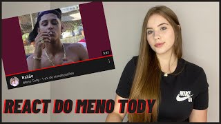 BAILÃO MENO TODY  REACT [upl. by Mccullough783]