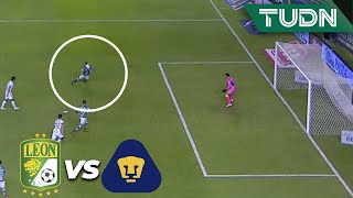 ¡Qué oso Terrible falla de Gigliotti  León 10 Pumas  Guardianes 2020 Liga Mx  TUDN [upl. by Atal]