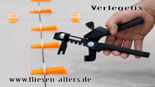 Verlegefix Fliesen Nivelliersystem Fliesen verlegen [upl. by Cates]