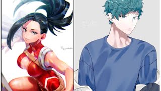 Bullied Deku x Momo  At Your Service Maam OneShot Texting Story MHA Texting Story [upl. by Lemuel]