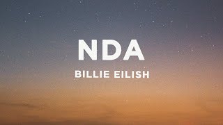 Billie Eilish  NDA Lyrics [upl. by Beaufert]