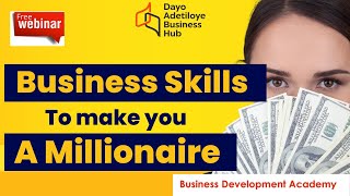 👉 Top 7 Business Skills that can Make you a Millionaire [upl. by Kelula]