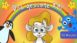 Das gesamte deutsche ABC  Deutsche Buchtaben von AZ zum Mitsingen  ABC Lieder für Kinder [upl. by Aciria857]