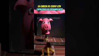 La Cabeza de Cerdo con Capacidad de Ensamblarse  Animados short animacion viral shorts resumen [upl. by Nnazus798]