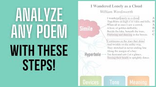 Analyze ANY Poem With These Steps [upl. by Hayouqes]