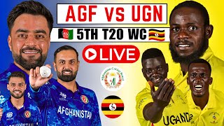 Afghanistan vs Uganda 5th match live  T20 world cup 2024 live  afghanistan vs uganda [upl. by Armillia]