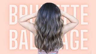 BRUNETTE BALAYAGE TUTORIAL  The Hairstylist [upl. by Razid]