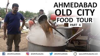 AHMEDABAD Old City Food Tour and HUGE Gujarati THALI  Part  44 I Gujarat Food Tour [upl. by Rebmac]