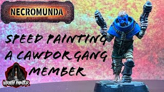 Speed Painting a Necromunda Cawdor Gang Member [upl. by Ettevy]