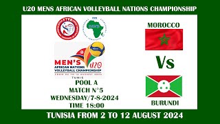 DAY 3 MATCH N°5 MOROCCO VS BURUNDI [upl. by Ardnalac]