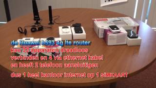 Mifi Router 3g 4g overzicht vergelijking mobiele hotspot huawei [upl. by Airahs]