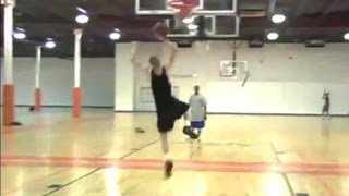 WOW 510 PG The Professor DUNKS On 10 Foot Hoop [upl. by Ennaharas]