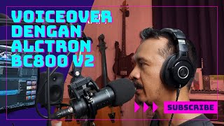 Review Mic Podcast Acltron BC800 v2 untuk rekam voiceover [upl. by Ornas]