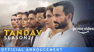 Tandav2 New Season Hindi Webseries Release UpDate 2024 l Hindi OTT Release date [upl. by Santana807]