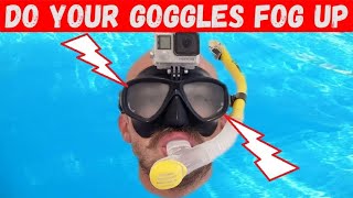 EASY WAY TO STOP YOUR DIVE MASK FOGGING Tempered Glass Only Stop goggles fogging up [upl. by Ledda]