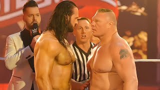 Brock Lesnar vs Drew Mcintyre 😱  drew mcintyre attacked brock lesnar wwe vairal wrestlemania [upl. by Ycul]