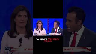 Shockwaves as Vivek Ramaswamy Destroys Nikki Haley in Fiery Republican Election Showdown [upl. by Ylram]