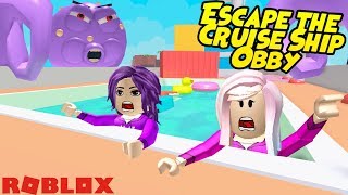 Roblox Escape the Cruise Ship Obby 🛳  ATTACKED BY ZOMBIES 🧟‍♂️ amp A GIANT OCTOPUS 🐙 [upl. by Froemming804]