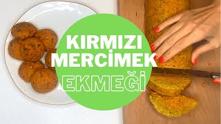 Kırmızı Mercimek Ekmeği VeganMis gibi Bitkisel Protein [upl. by Ameehs]