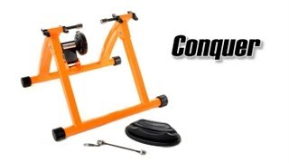 Conquer Indoor Bicycle Cycling Trainer Exercise Stand [upl. by Ydnor928]