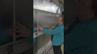 🔨 Insulating a Garage Door for 150 💰 diy insulation garagedoor [upl. by Jojo]