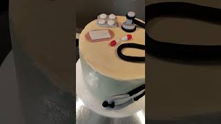 How to make stethoscoop out of fondantኬክshortsvideoviralvideoviralreels viralvideosethiopian [upl. by Epilef]