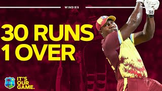 30 Runs Scored off ONE Over IN FULL  Rovman Powell vs Sam Curran  Windies Cricket [upl. by Ann]