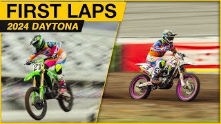 First Laps  2024 Daytona Supercross [upl. by Abe]