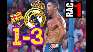 AUDIO RAC1  BARCELONA 13 REAL MADRID  COMPLETO [upl. by Eseenaj]