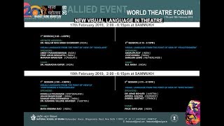 World Theatre Forum 17 Feb 2019 2nd Session [upl. by Toback820]