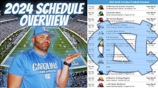 2024 North Carolina Tar Heels Football Schedule Overview  WHAT IS THIS [upl. by Talia592]