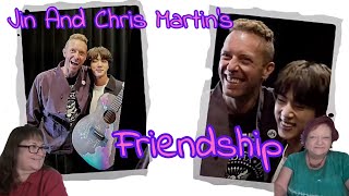 Jin and Chris Martin Friendship The beginning of a beautiful friendship [upl. by Inneg100]