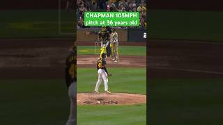 Aroldis Chapman Pitches 105MPH at 36years old chapman mlb pitch [upl. by Diba896]