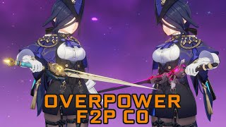 F2P DPS C0 Clorinde Iron Sting amp Festering Desire  Genshin Impact 47 Overpower Build [upl. by Lu571]