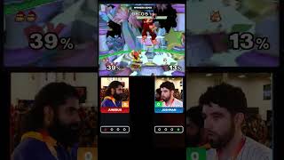 Junebug Hands Joshman an L melee smashbros [upl. by Yla]