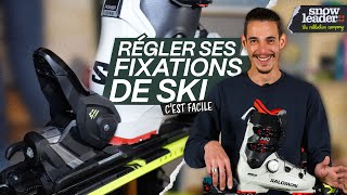 COMMENT BIEN RÉGLER SES FIXATIONS DE SKI sur plaque  Tutos Snowleader 🔍 [upl. by Gianna]