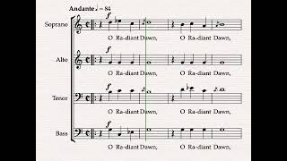 O Radiant Dawn  Tenor [upl. by Anifad]