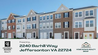 2440 Barhill Way Jeffersonton VA 22724 [upl. by Crescint]