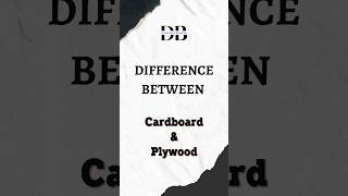 Difference Between Cardboard and Plywood  Understanding the Magic of Plywood vs Cardboard [upl. by Wetzel]