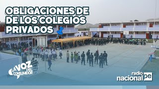 ¿Cuáles son las OBLIGACIONES de los COLEGIOS PRIVADOS en el PERÚ [upl. by Spoor]