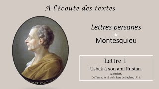 LECTURE de la quotLettre 1quot des LETTRES PERSANES 📝 de MONTESQUIEU [upl. by Hassin557]