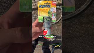 ✅ Comment changer raccord tuyau arrosage  Installation HOZELOCK AquaStop PRO 🤩 shorts [upl. by Joktan]