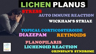 LICHEN PLANUS CauseClinical features amp treatment [upl. by Latrell]