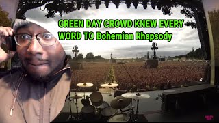 Green Day Crowd Singing Bohemian Rhapsody Live in Hyde Park 2017 Reaction [upl. by Starlene716]